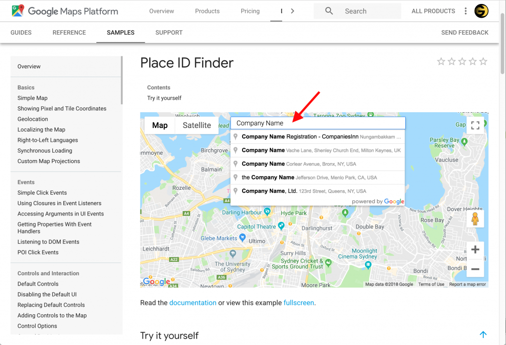 Google Place ID Finder