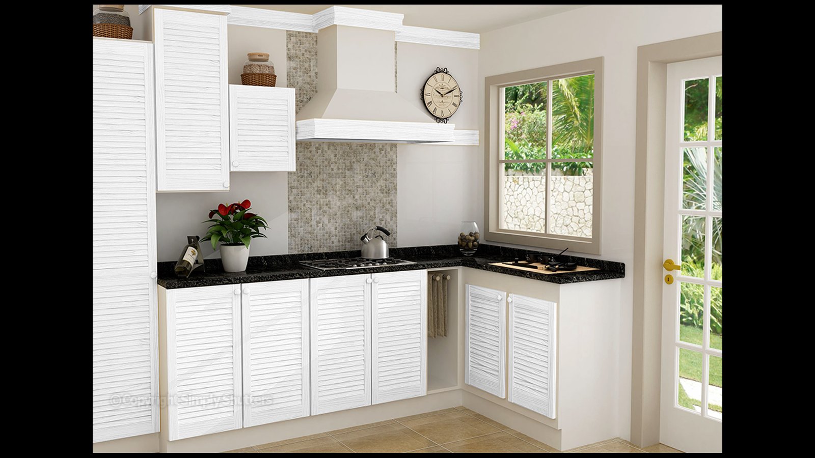 Simply Shutters Interior White Louvre Doors